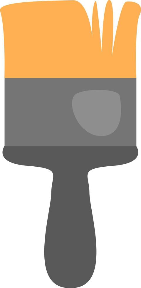Construction detail brush, illustration, vector on a white background.