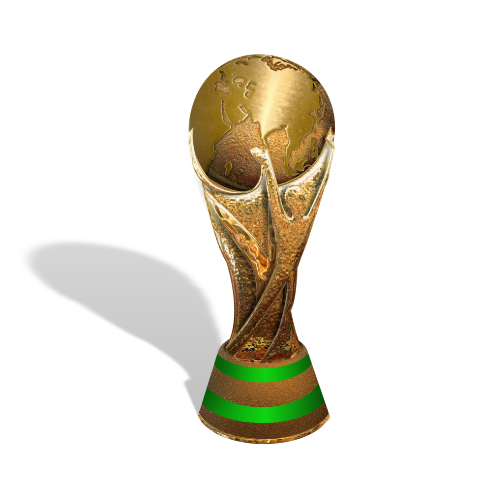 3d illustration cup trophy transparent background png