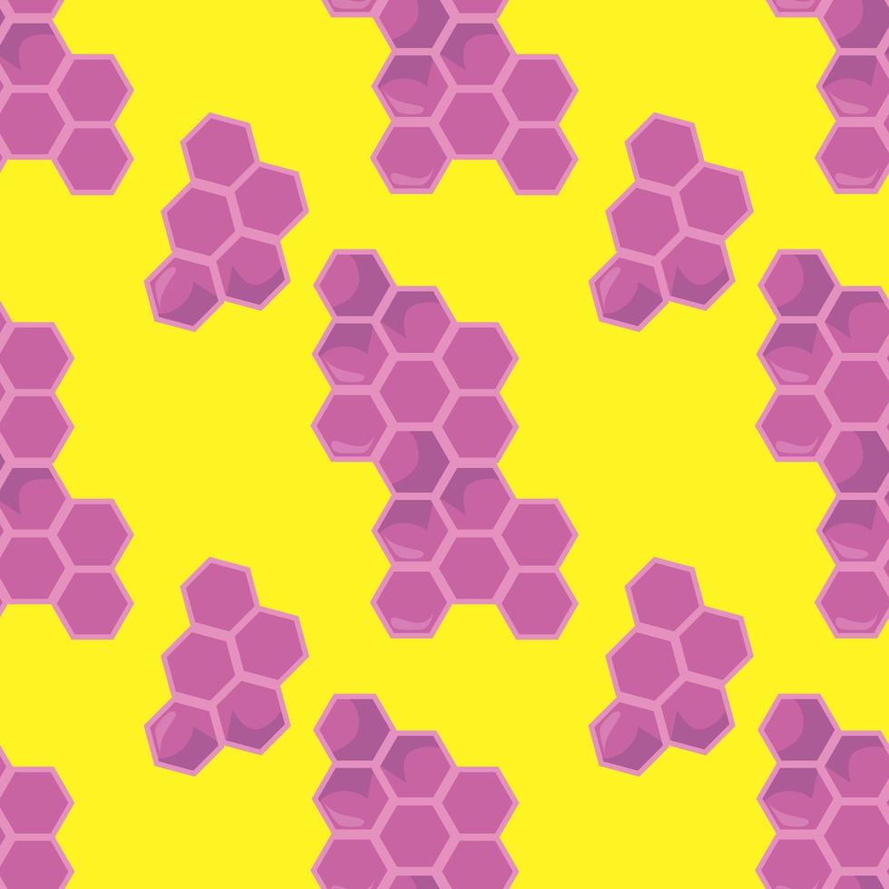 Honeycomb texture, illustration, vector on white background