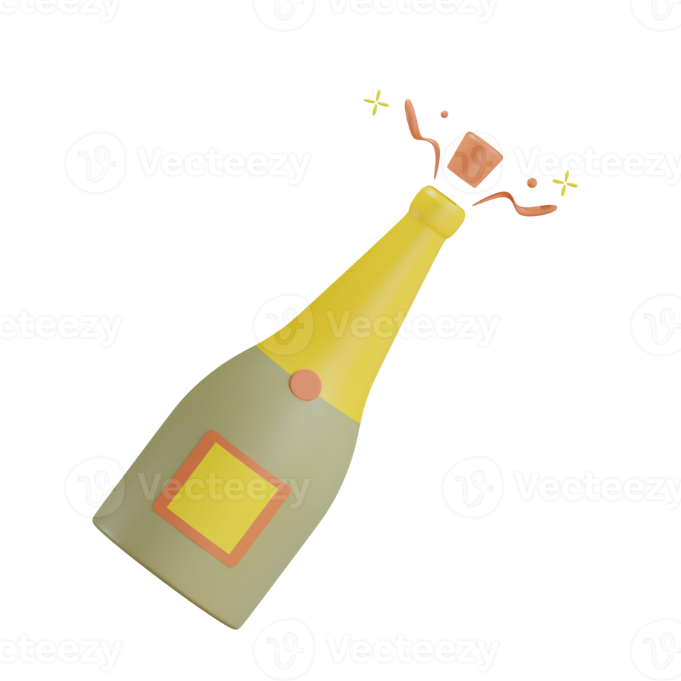 Champagne Popping Png