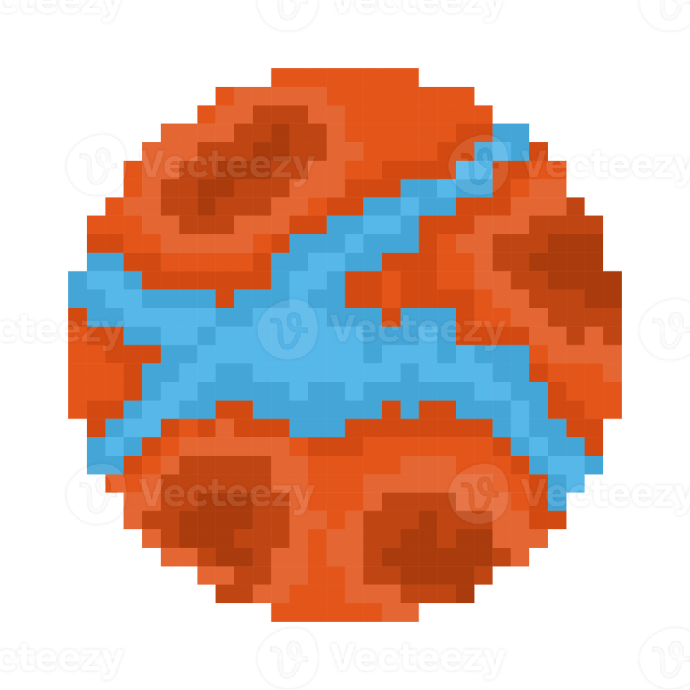 pixel konst fiktiv planet png