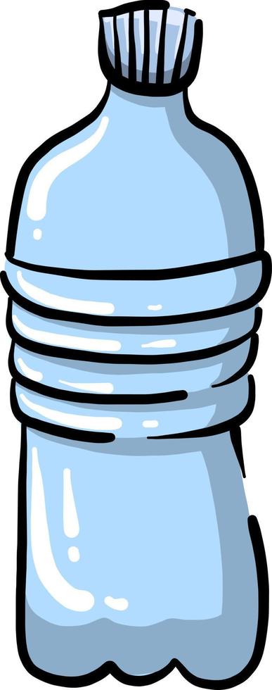 Water bottle, illustration, vector on white background