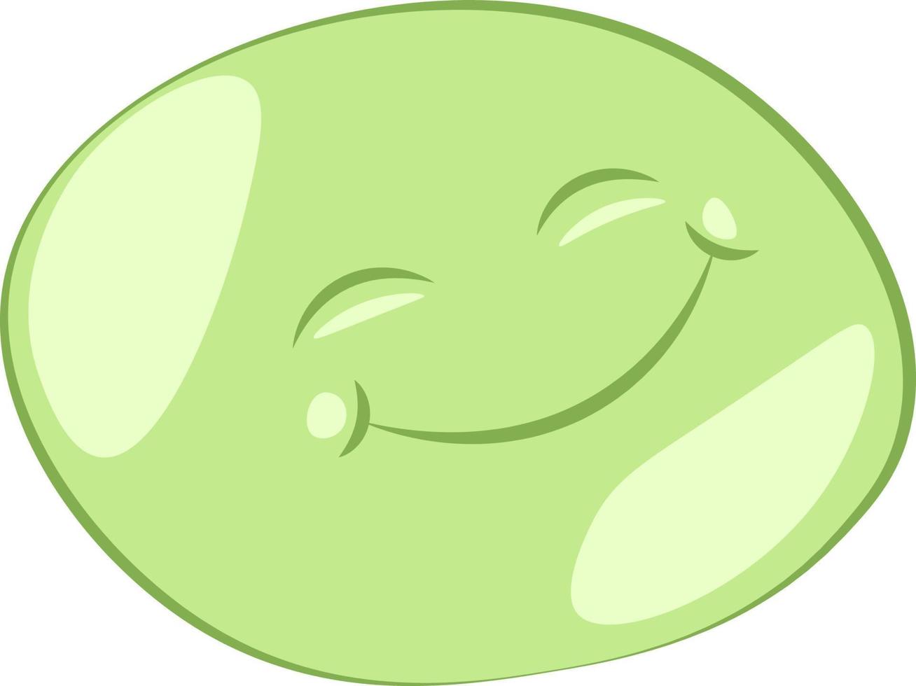 A happy mochi, vector or color illustration.