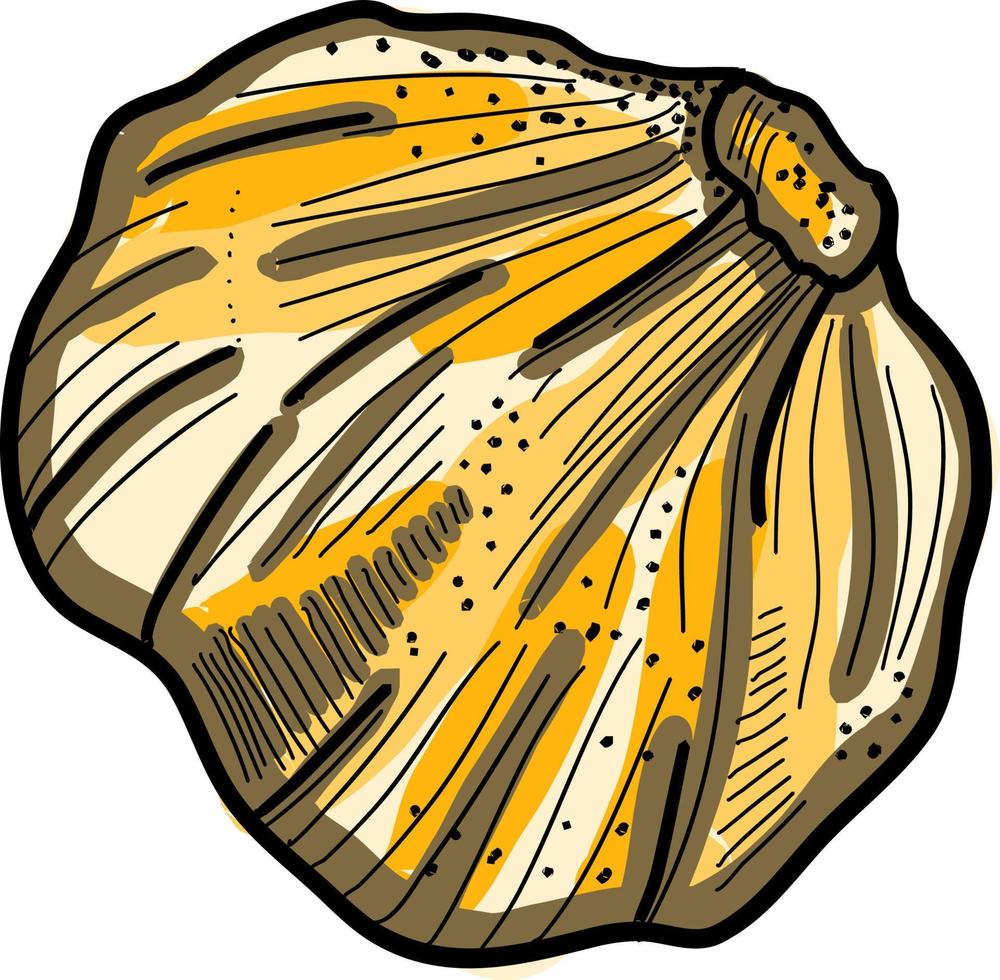 Elephant garlic, illustration, vector on white background.