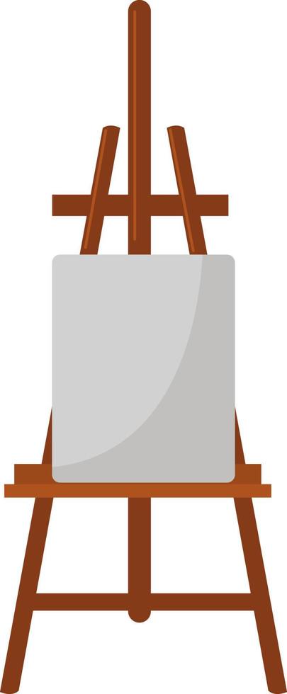 Painting stand, illustration, vector on a white background.