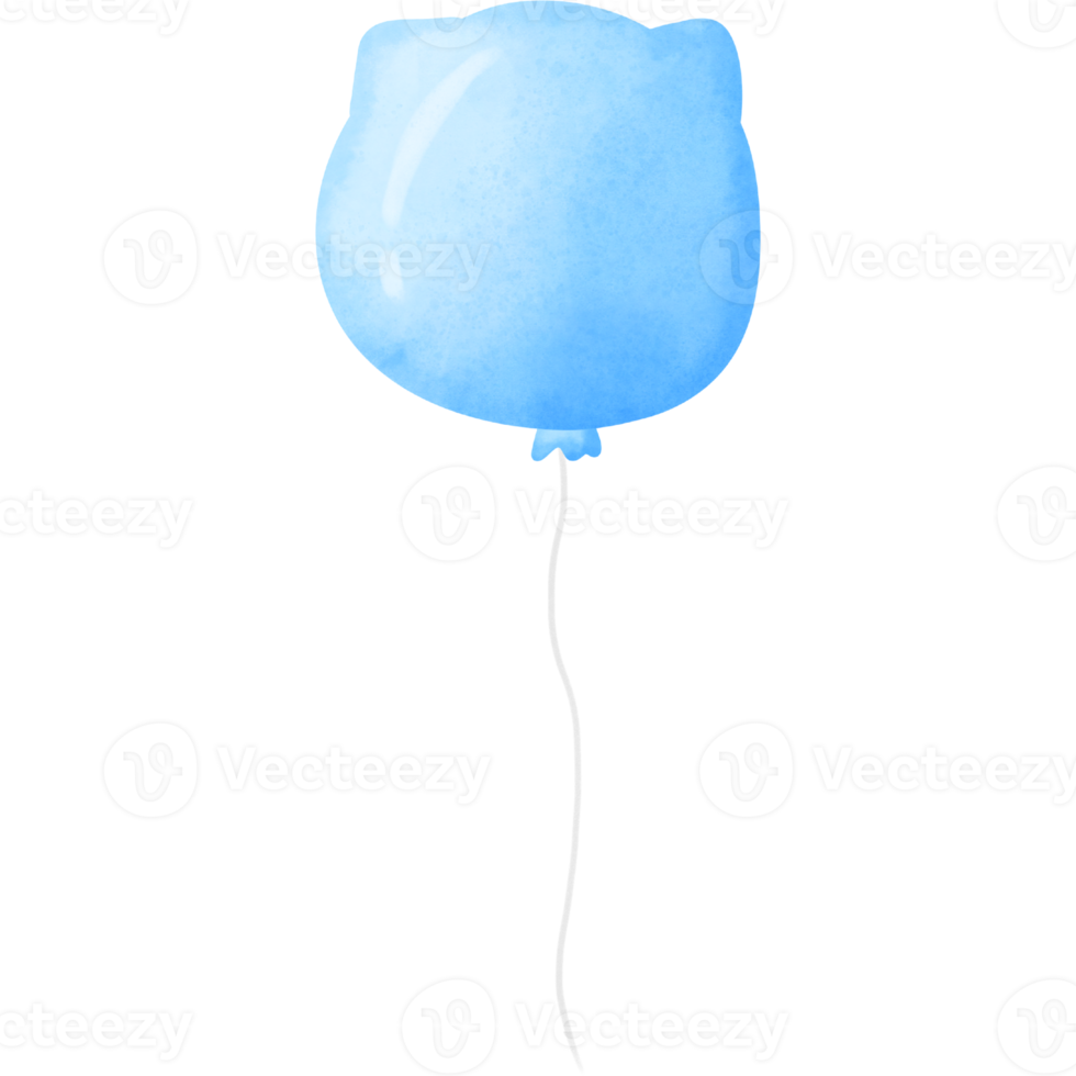 watercolor balloon party png