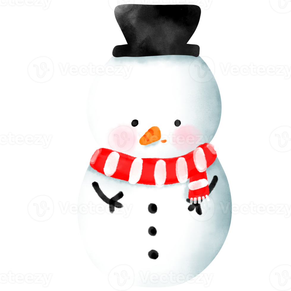 cute snowman christmas png