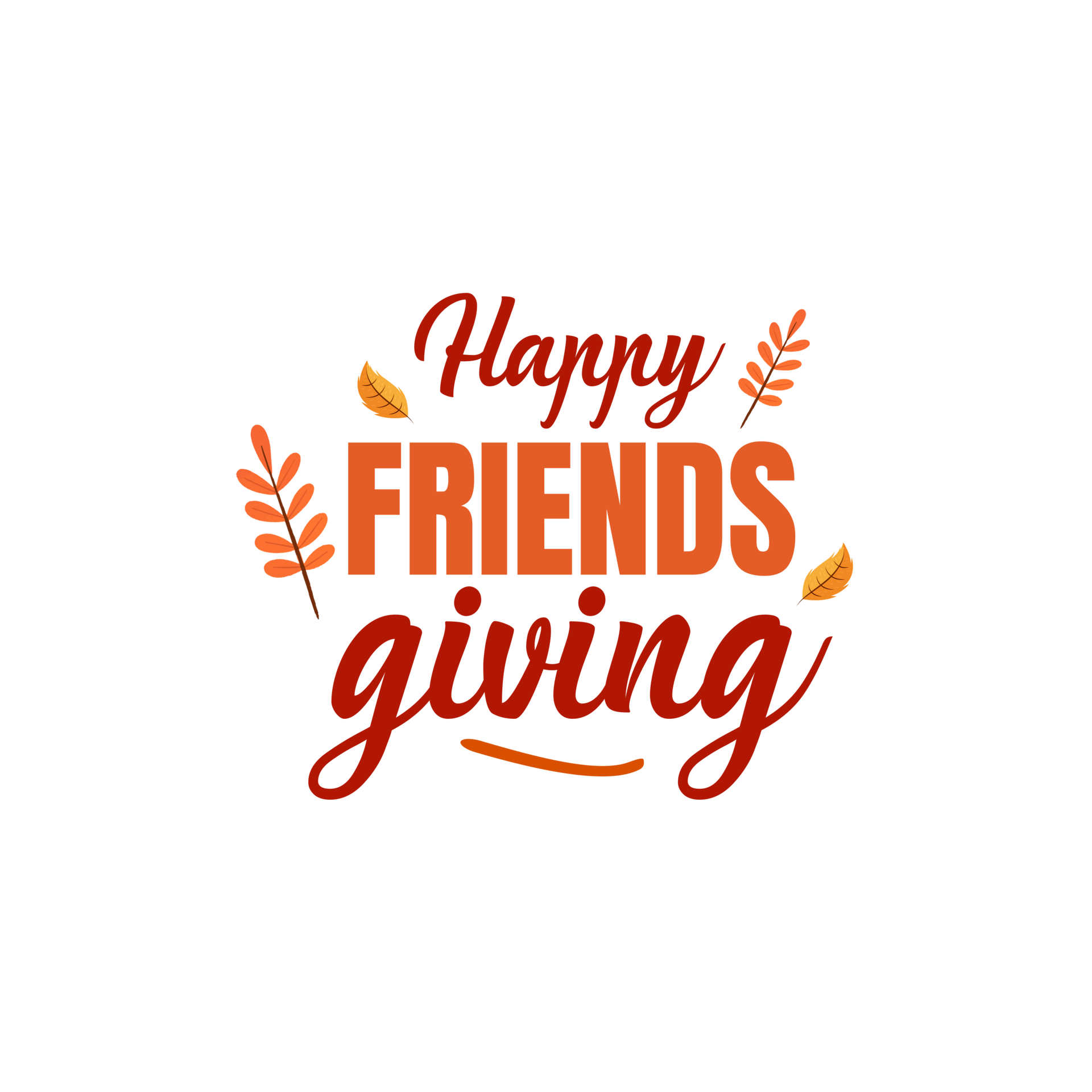 Happy friendsgiving day 13520259 PNG