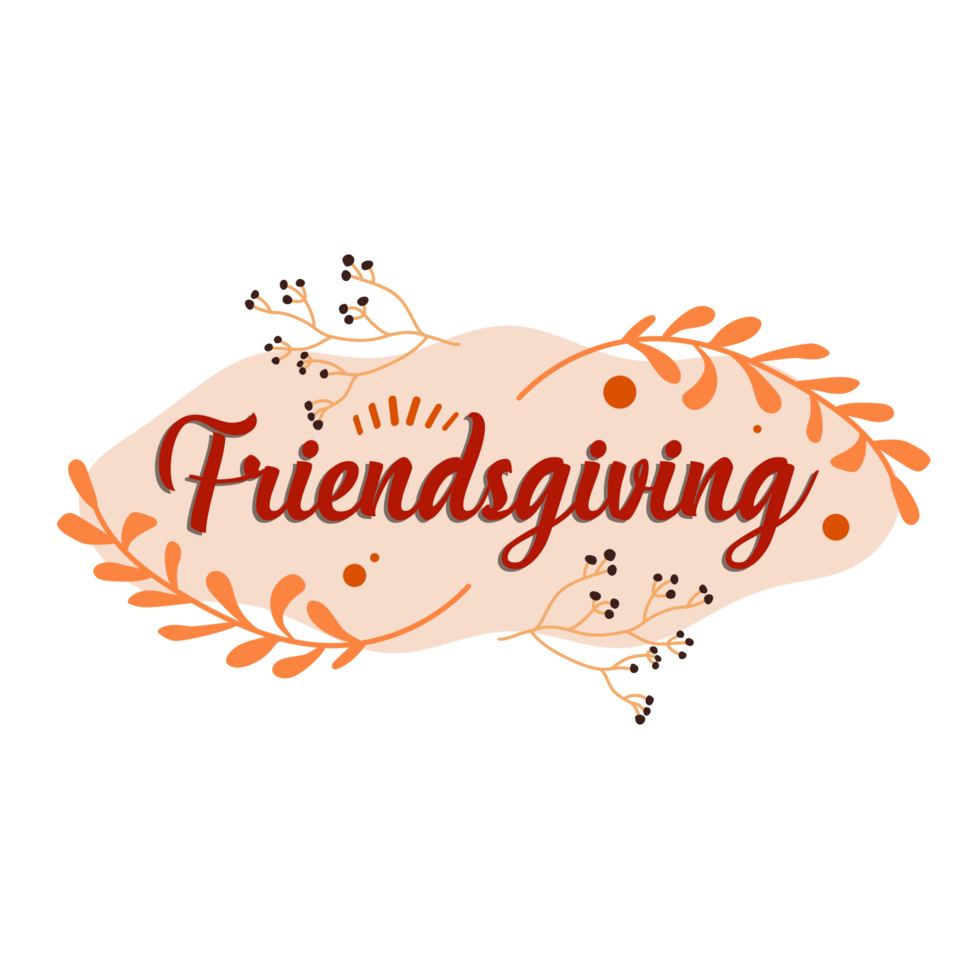 Happy friendsgiving day 13520262 PNG