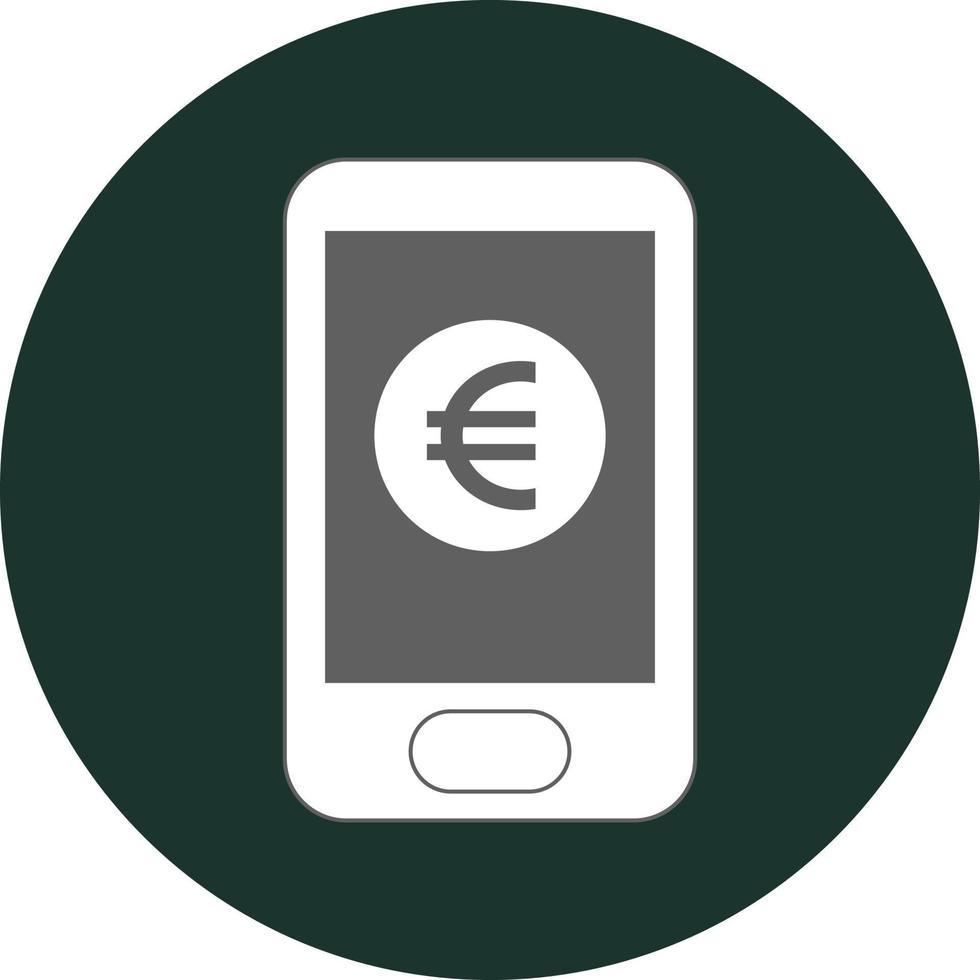 Mobile wallet, illustration, on a white background. vector