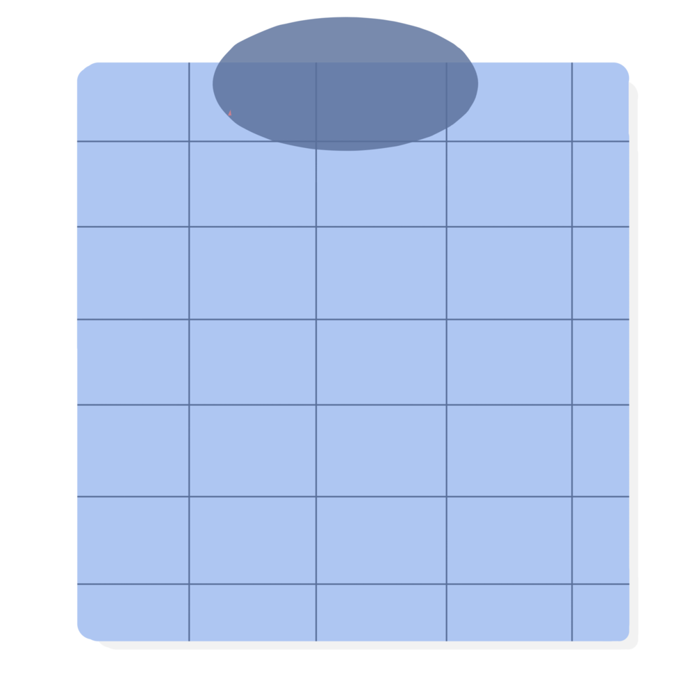 Blue Sticky Note png