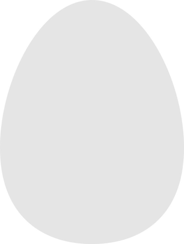 White egg, illustration, vector on a white background. 13522148 Vector