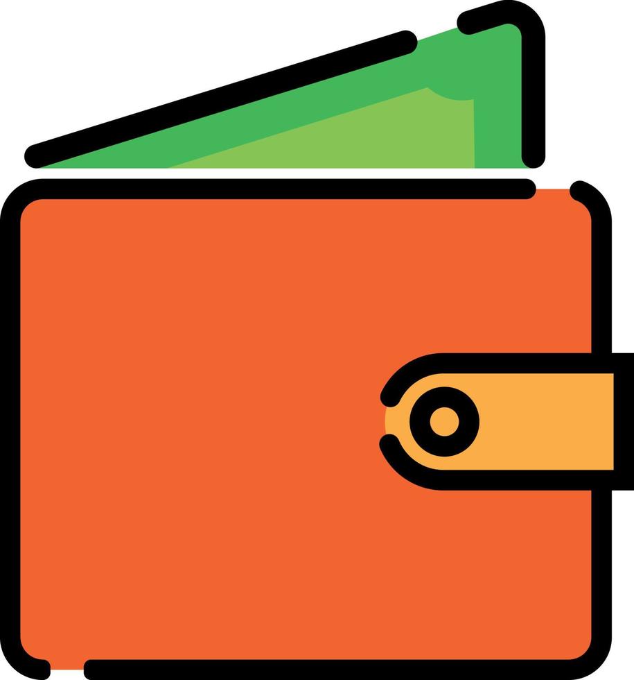 wallet icon vector