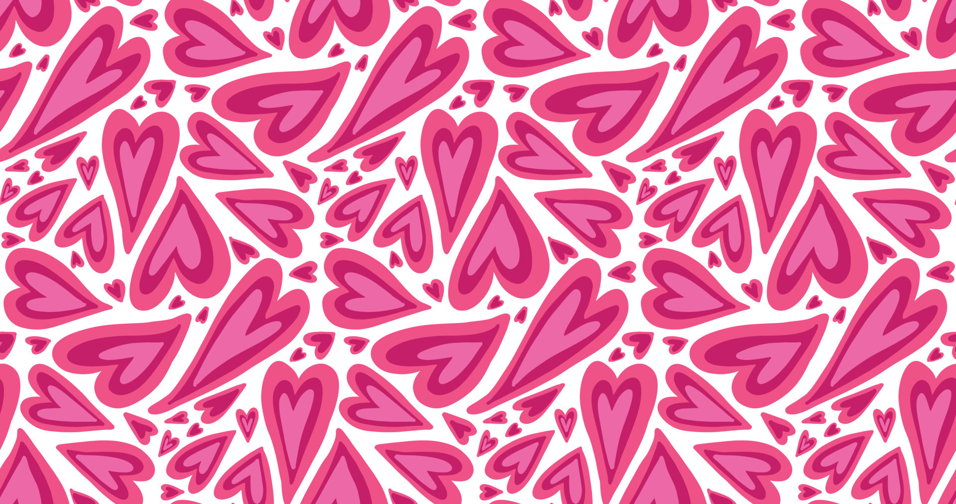 Groovy purple pink violet hearts Y2K 90s seamless pattern vector  background. Retro hippie romantic repeat texture wallpaper, textile design.  13522703 Vector Art at Vecteezy