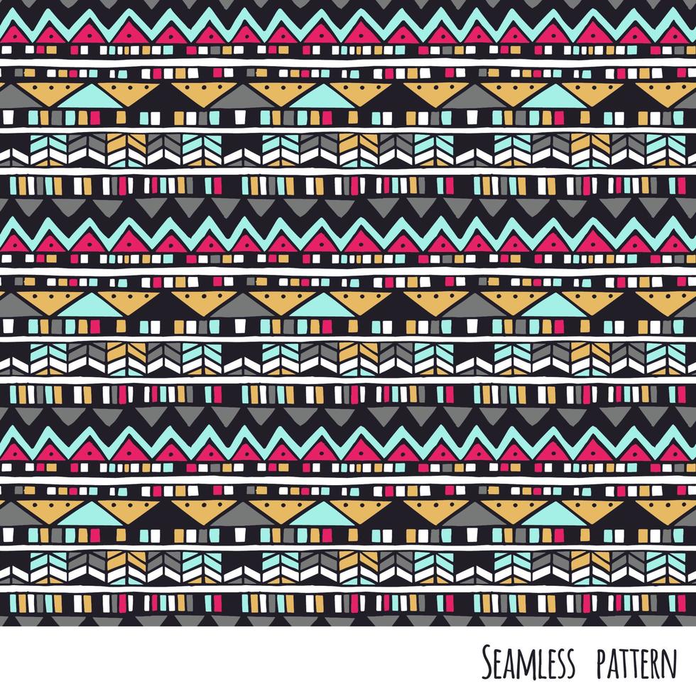 Ethnic aztec pattern. vector