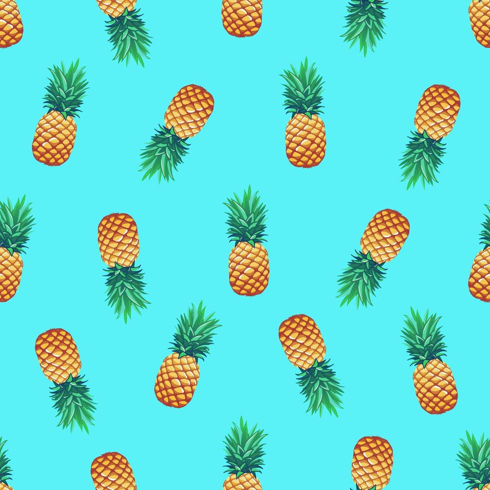 Tropical seamless pattern. vector