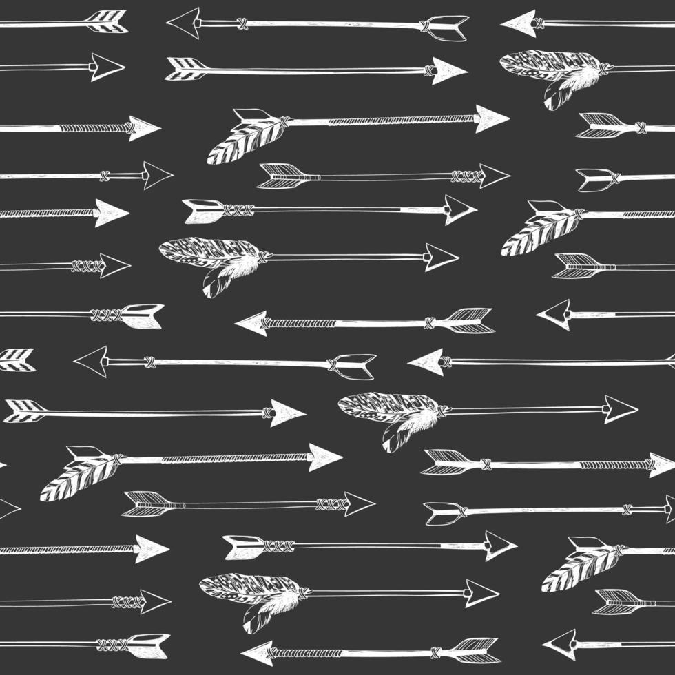 Arrows seamless pattern. vector