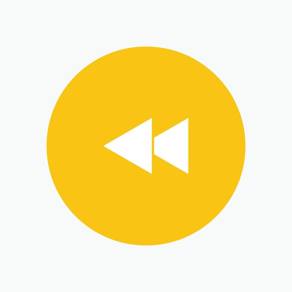 Arrow Back Reverse Rewind vector