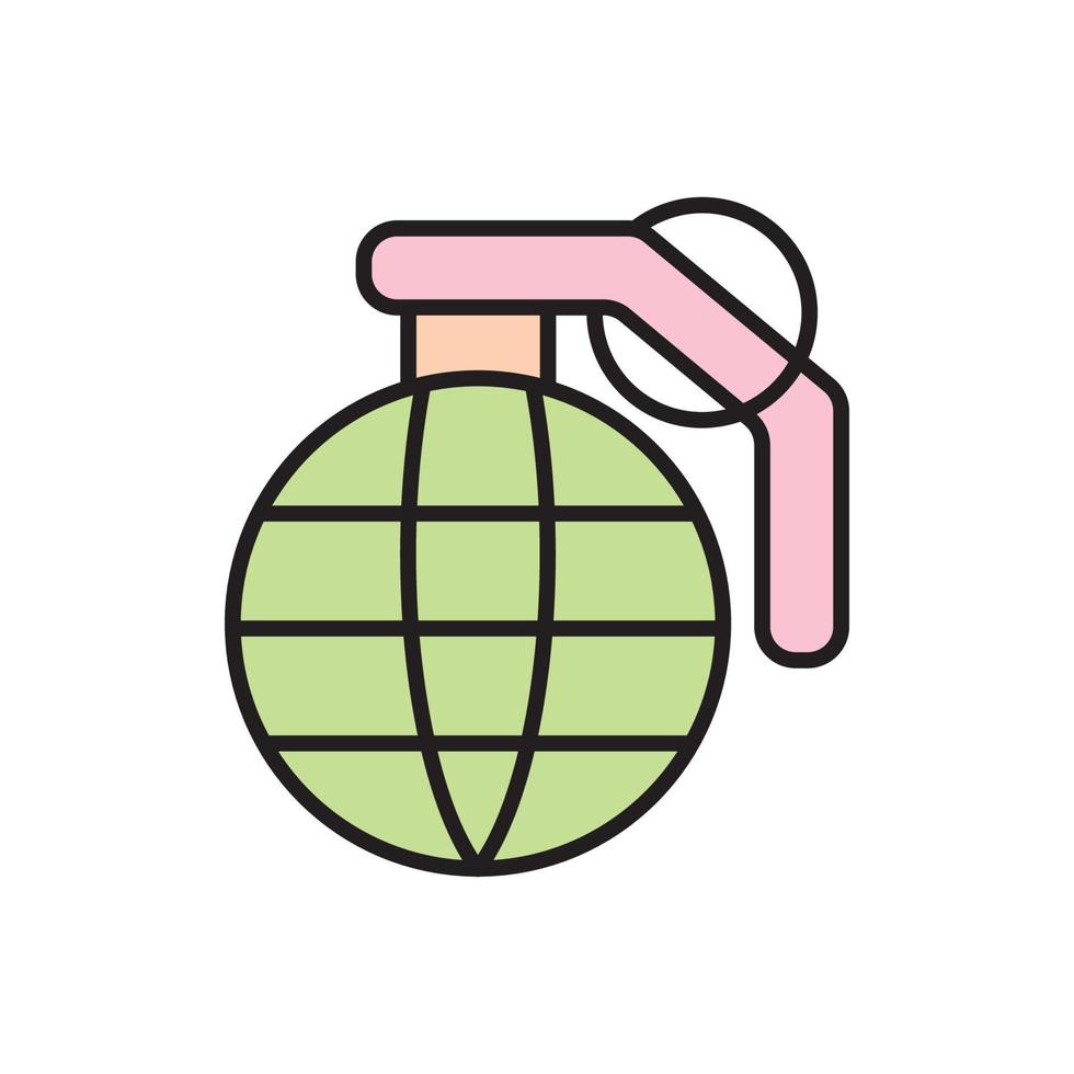 Grenade icon vector design templates