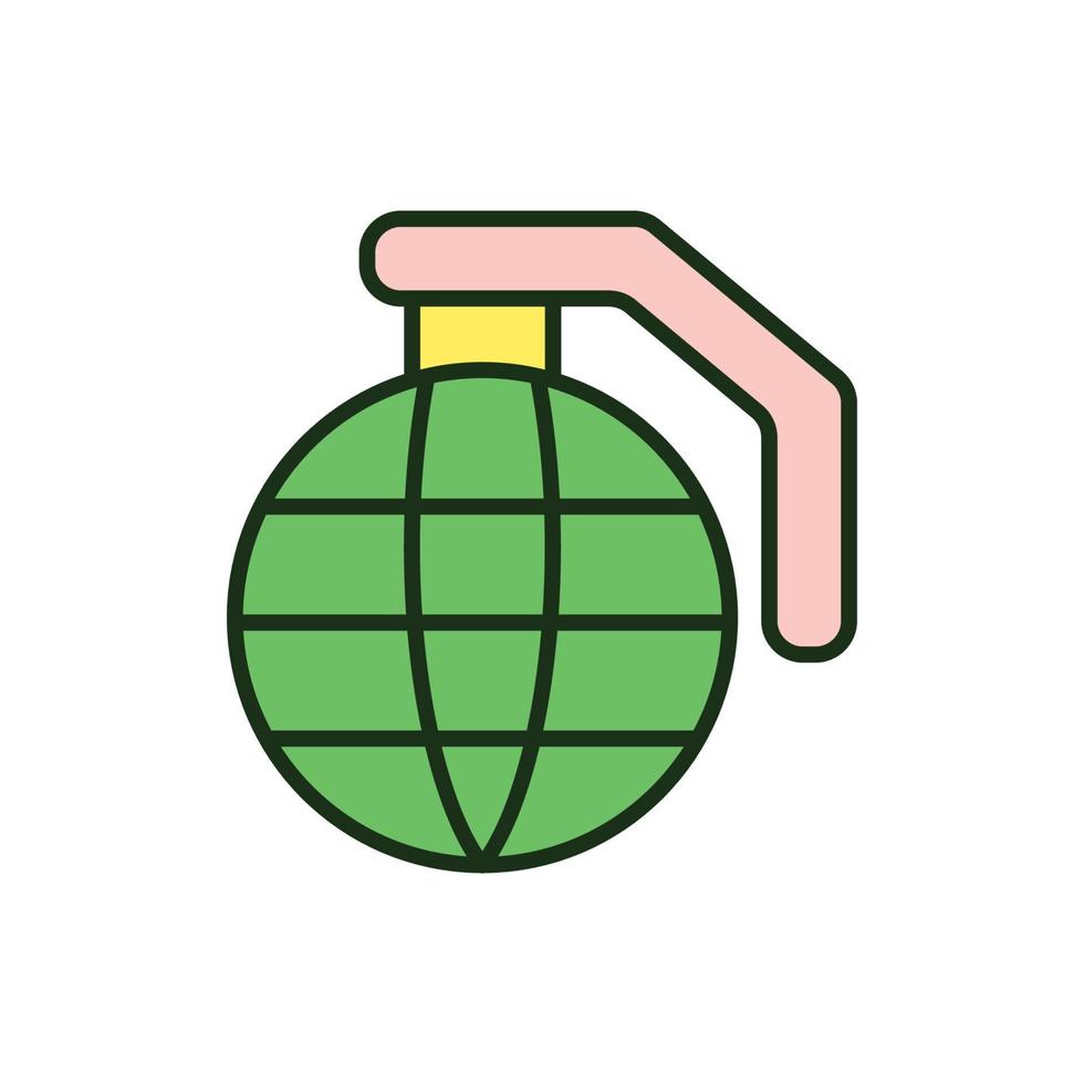 Grenade icon vector design templates