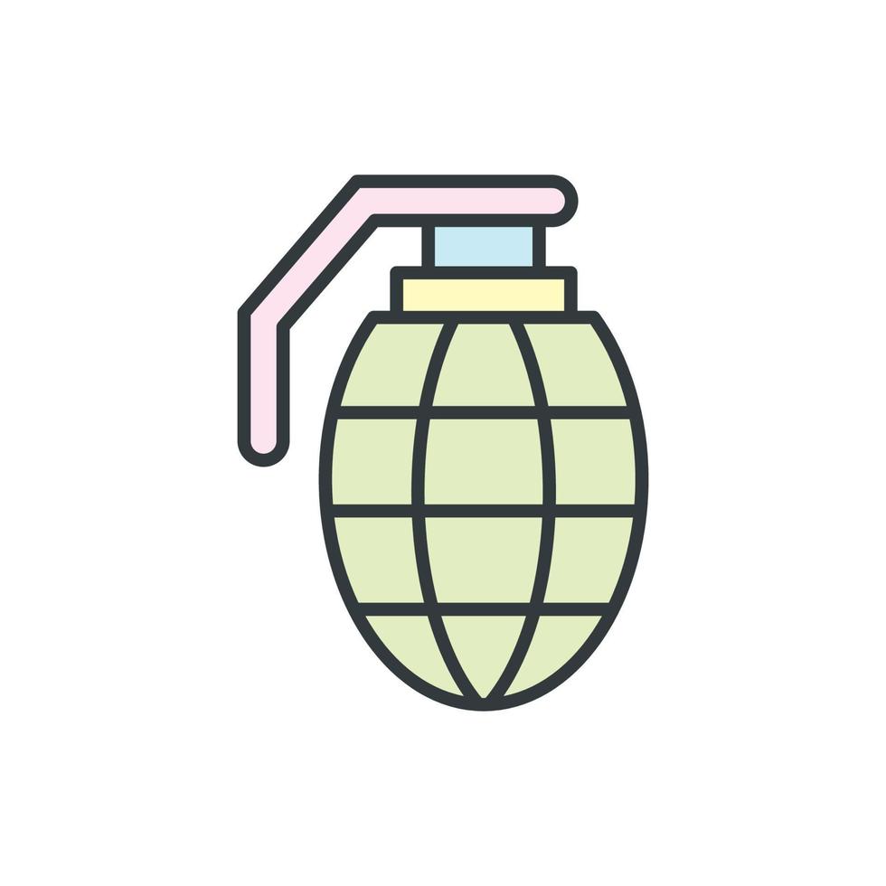 Grenade icon vector design templates