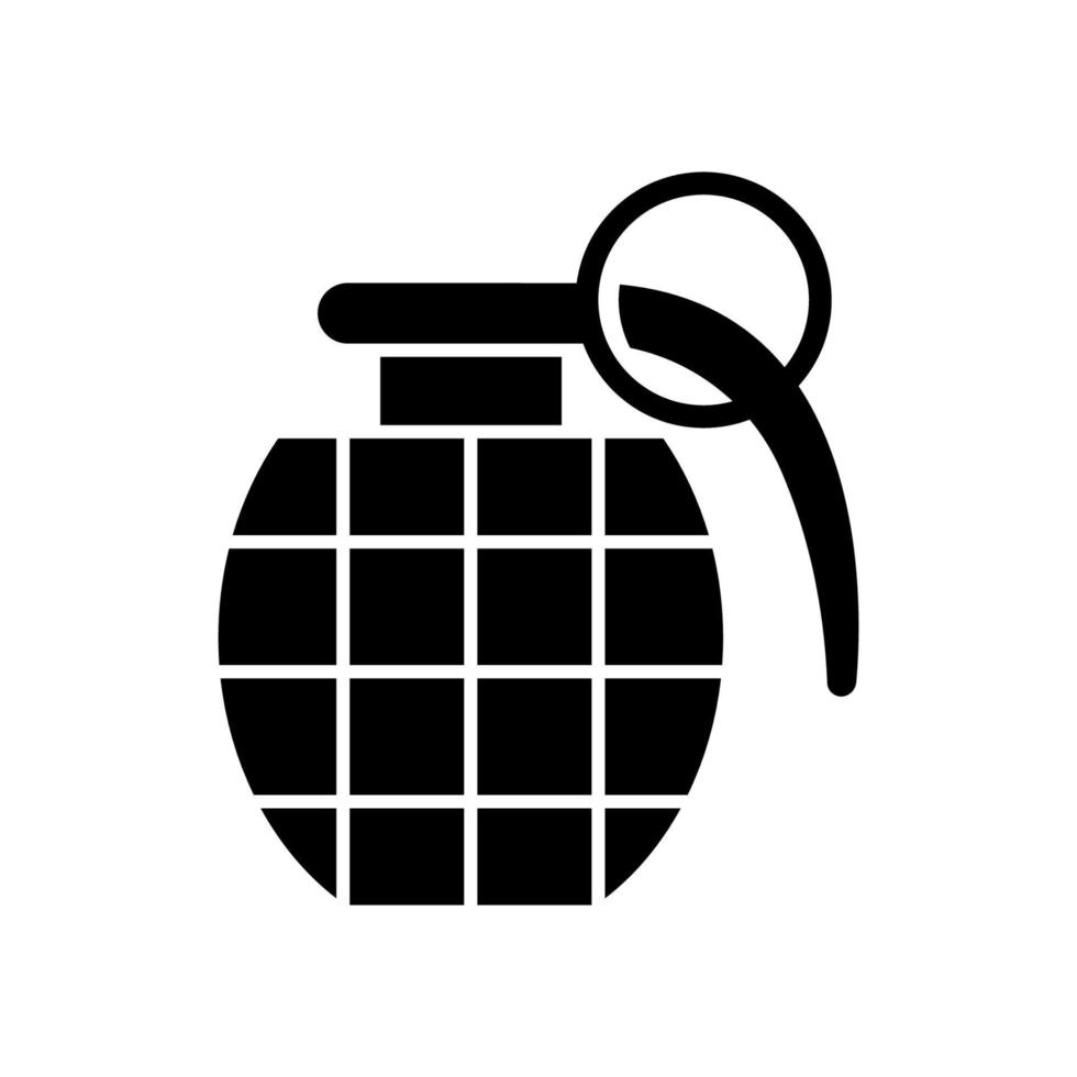 Plantillas de diseño de vectores de iconos de granadas