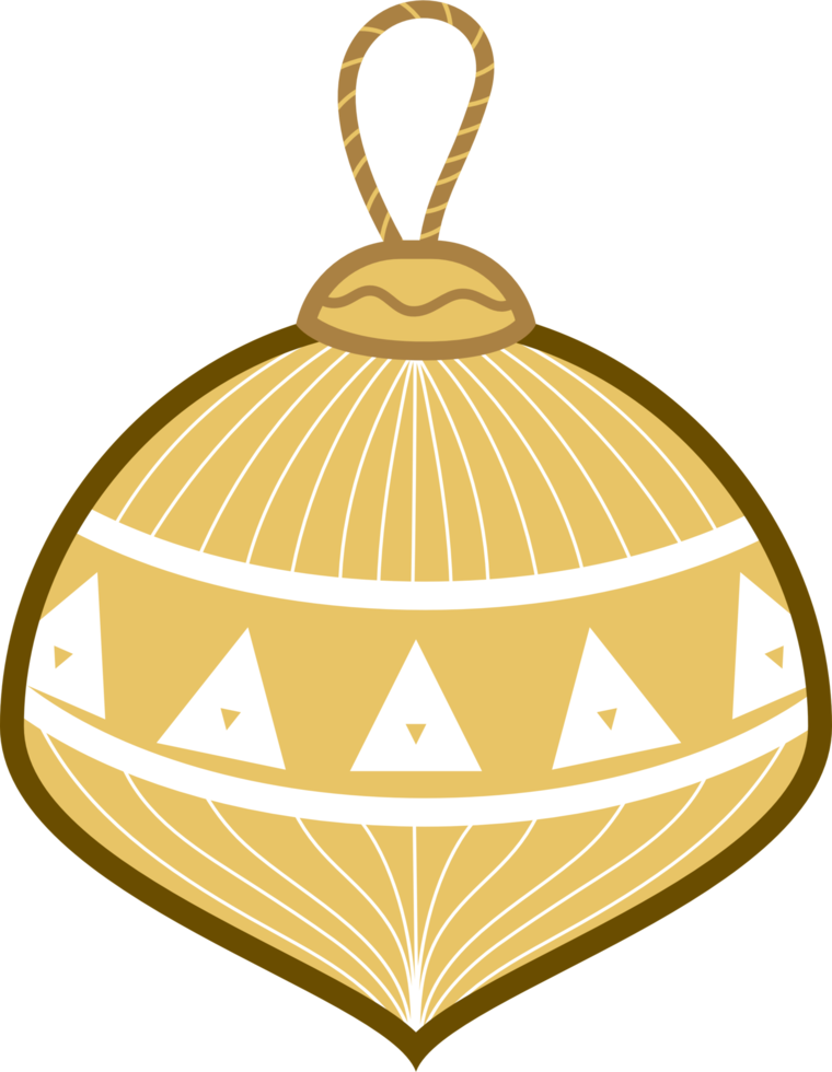 Christmas ball element design png