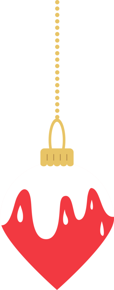 Christmas ball element design png