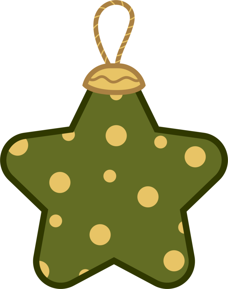 Design von Weihnachtskugelelementen png