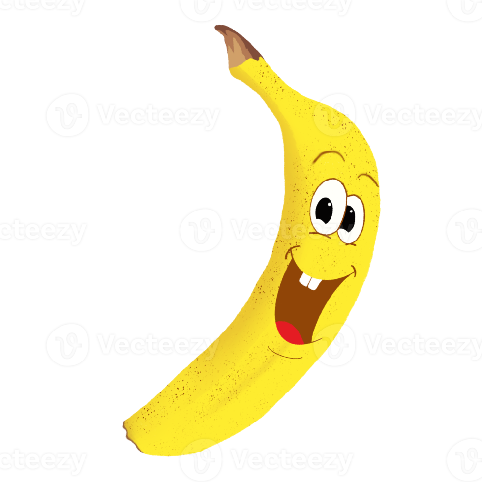 banan karaktär illustration png