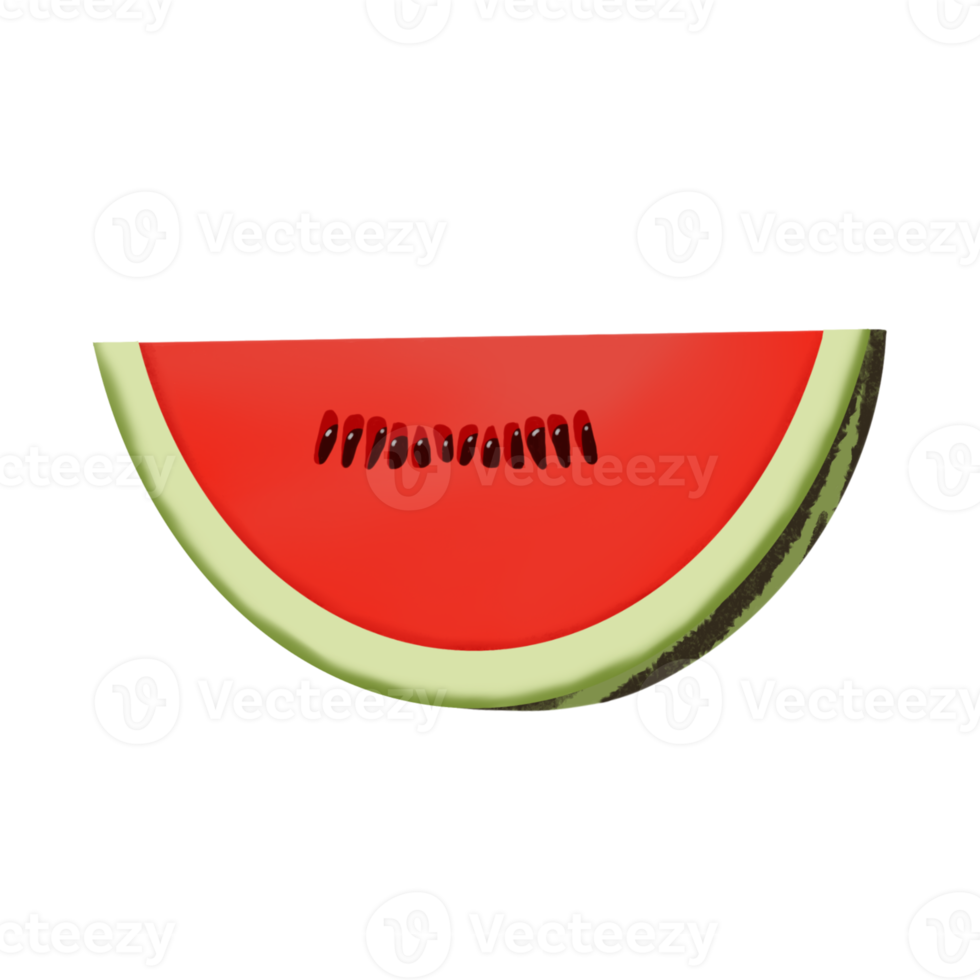 gesneden watermeloen illustratie png