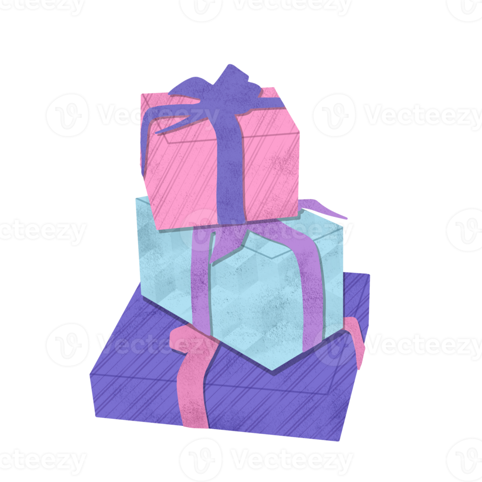 Watercolor Birthday Gift png