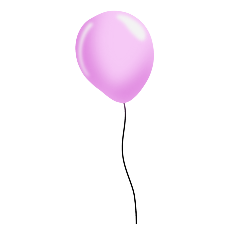 Pink Watercolor Birthday Gift png