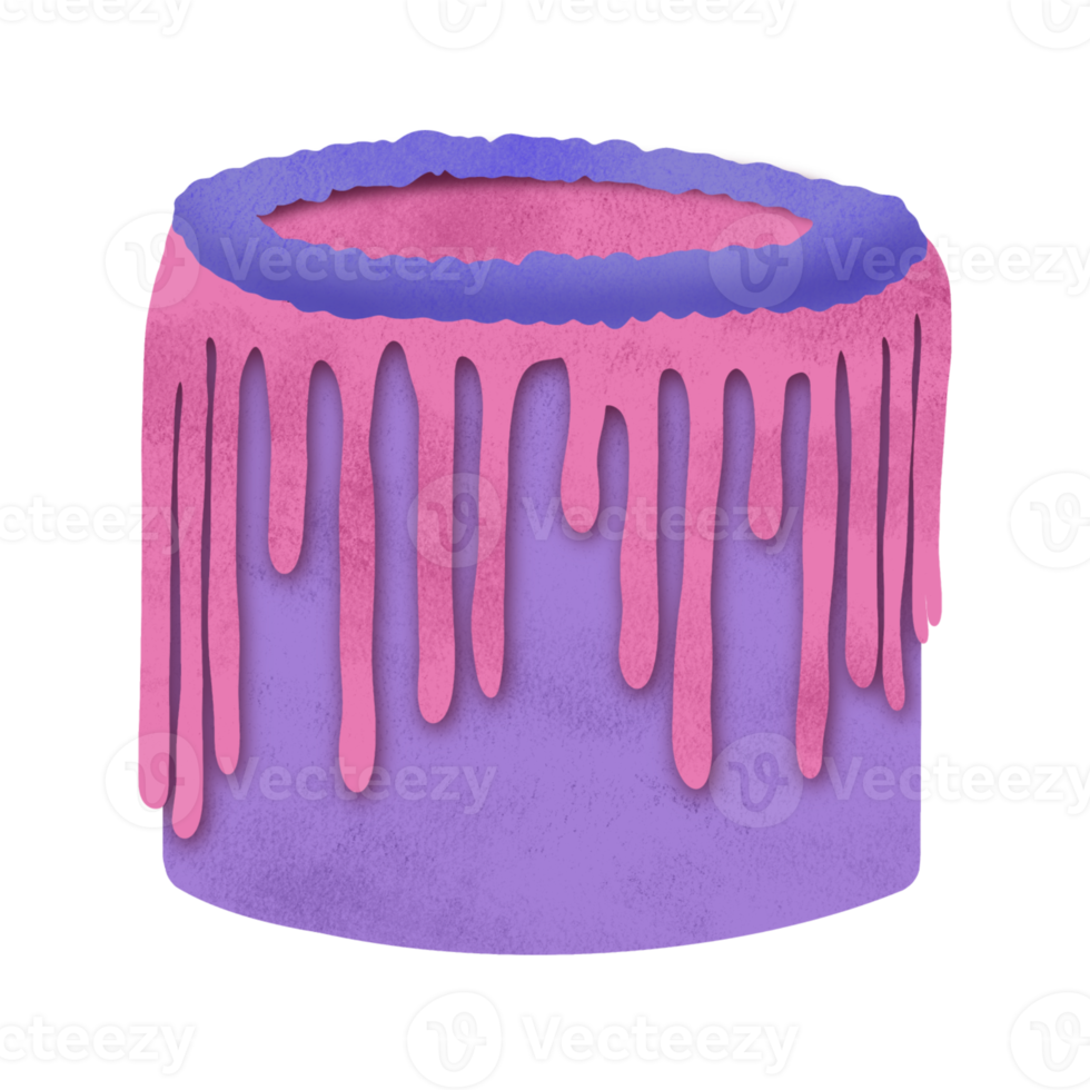 Watercolor Birthday Cake png