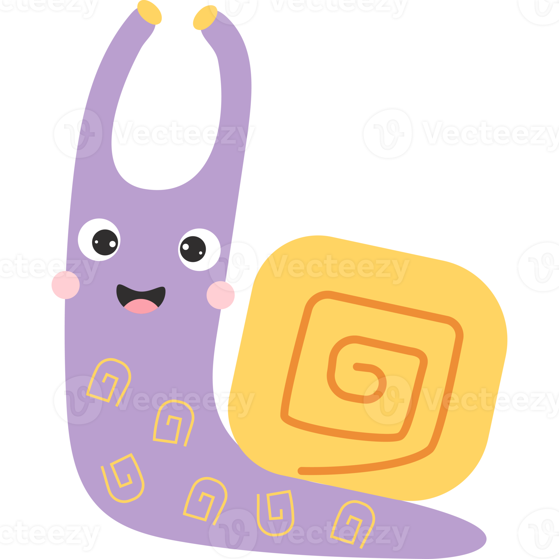 Cute snail. funny insect 13528236 PNG