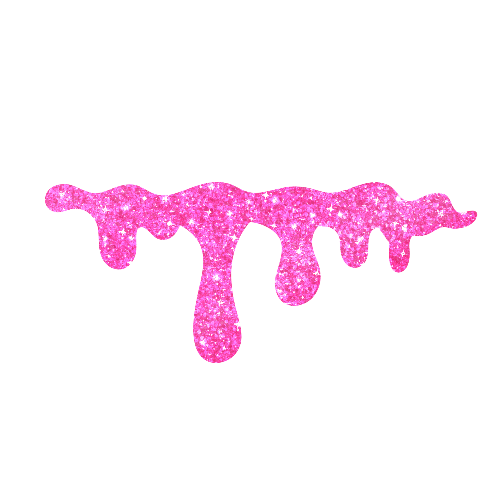 Hot Pink Glitter Dripping 13528628 PNG