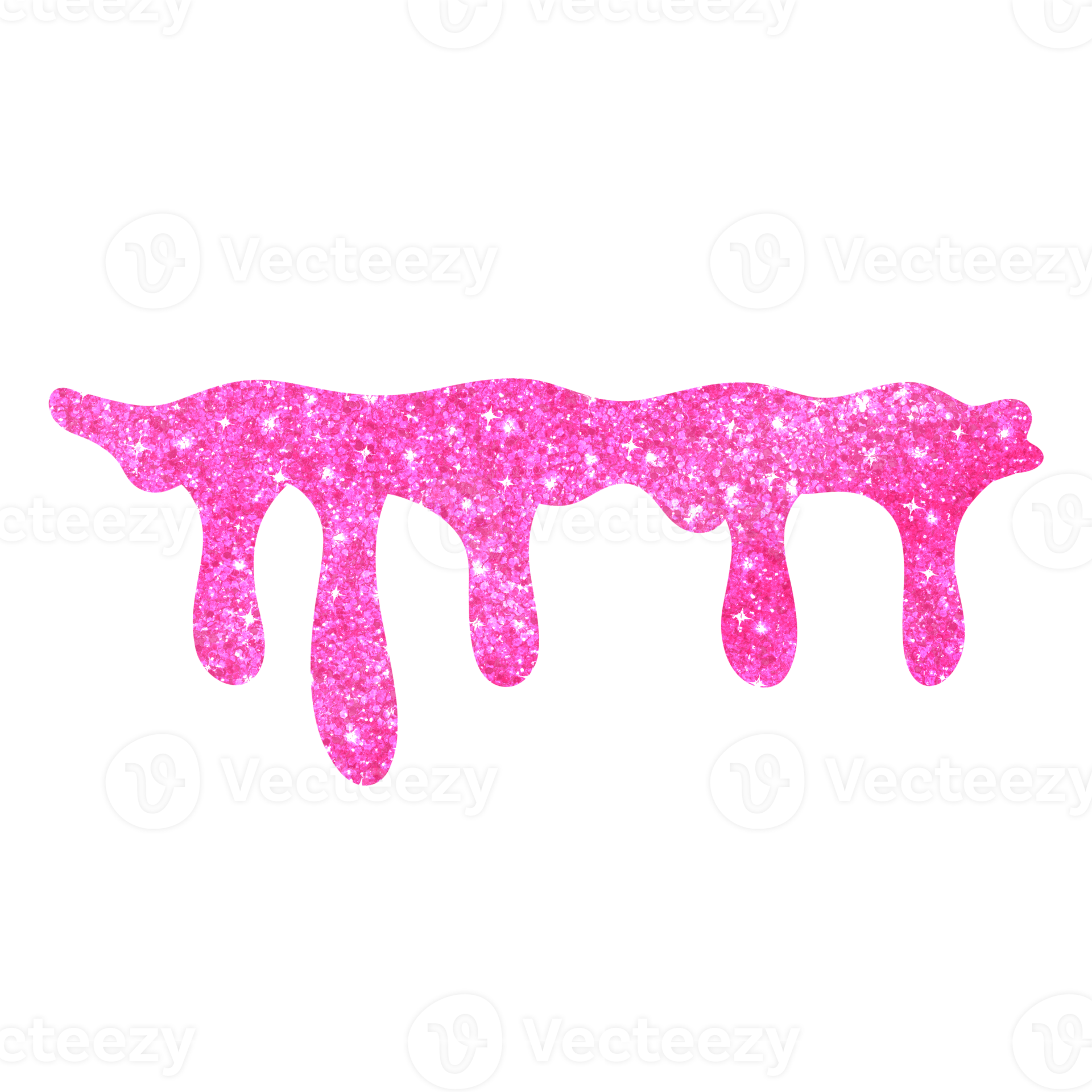 Hot Pink Glitter Dripping 13528630 PNG