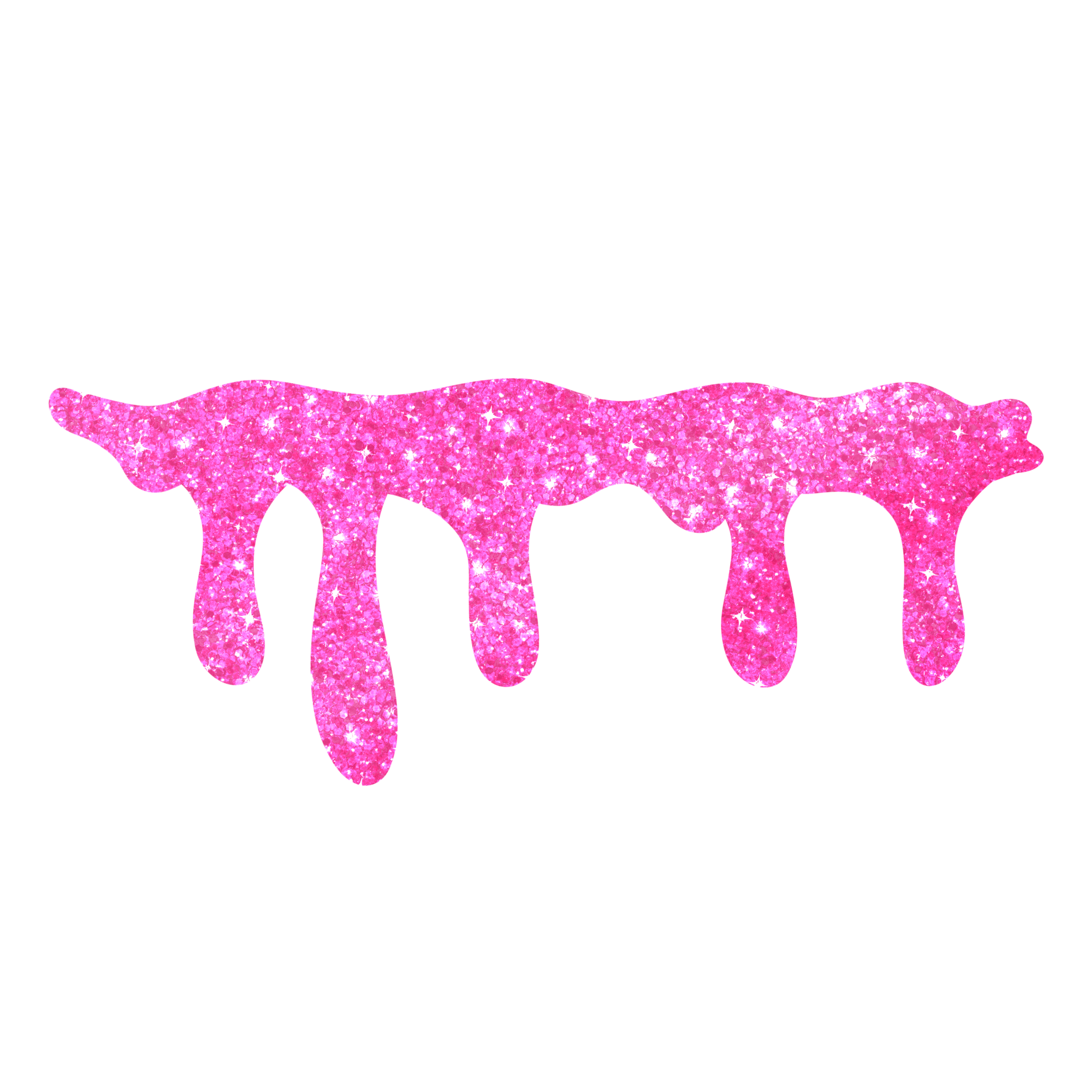 Hot Pink Glitter Dripping 13528630 PNG