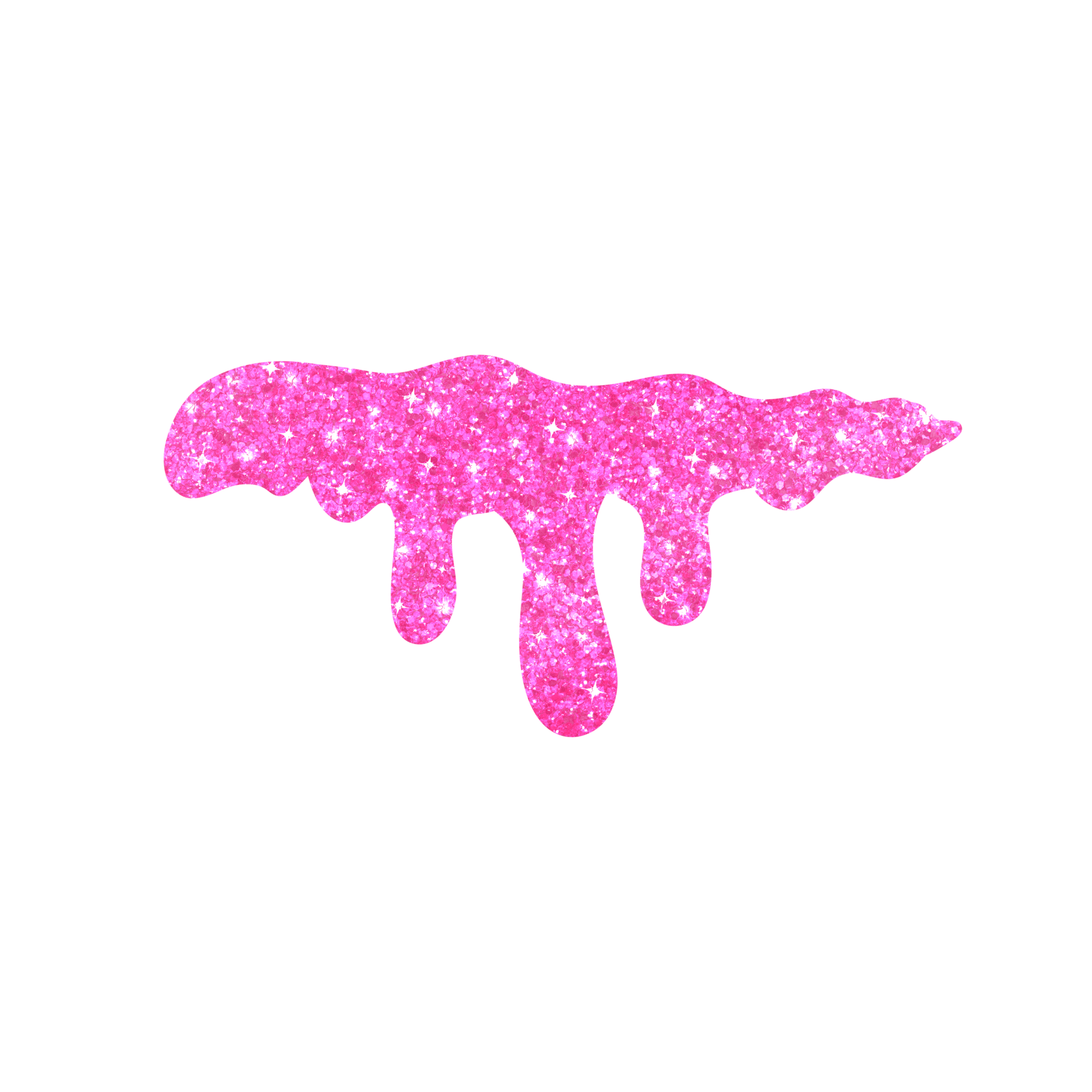 Hot Pink Glitter Dripping 13528635 PNG