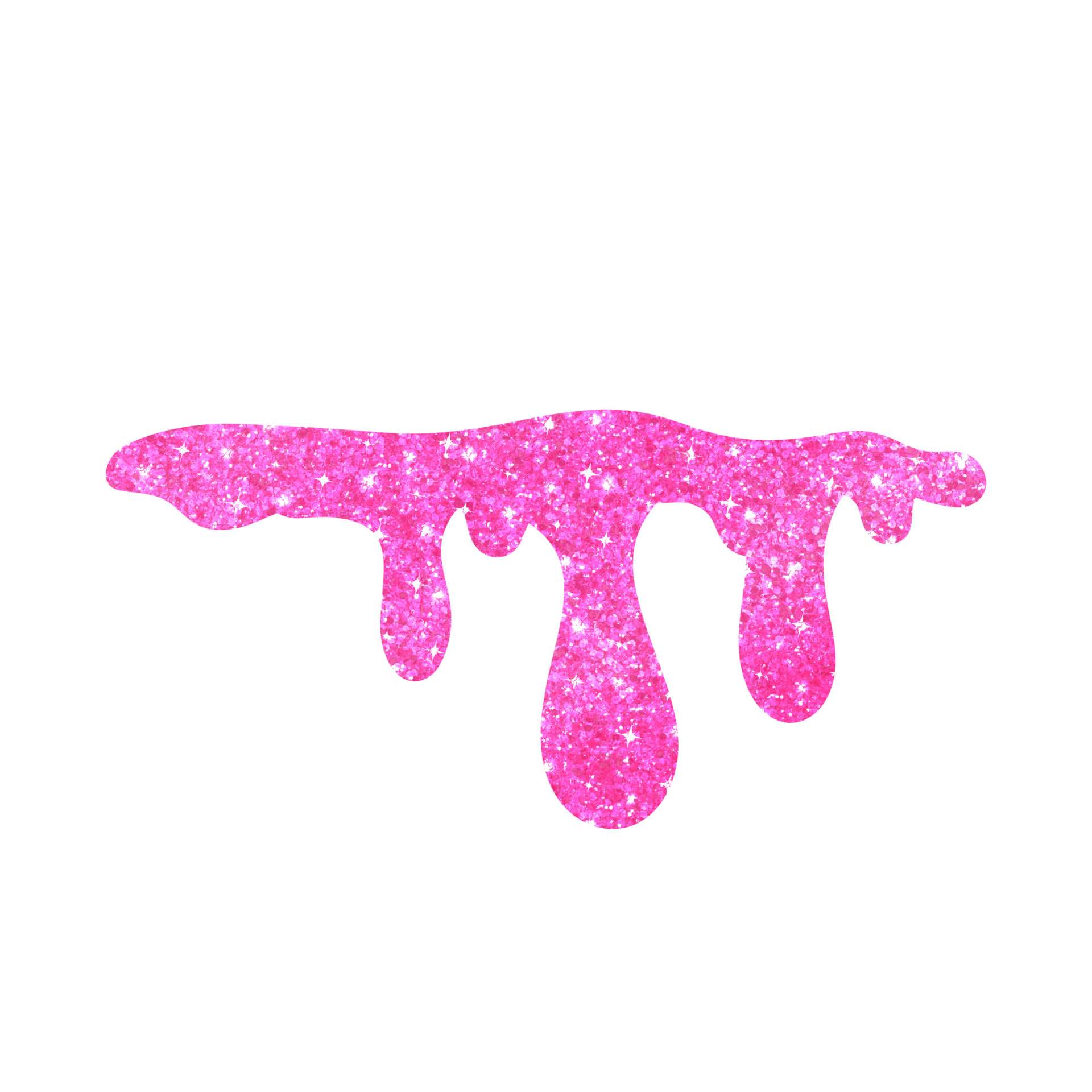 Hot Pink Glitter Dripping 13528651 PNG