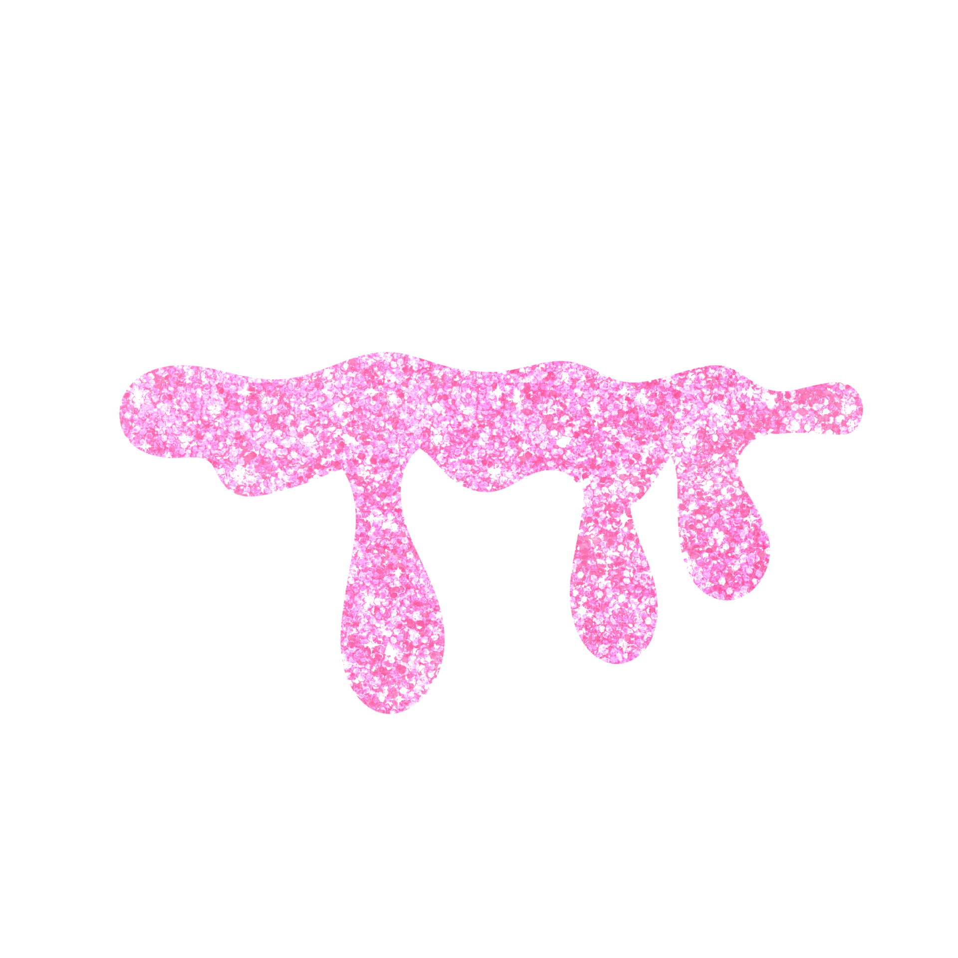 Pink Glitter Dripping 13528652 PNG