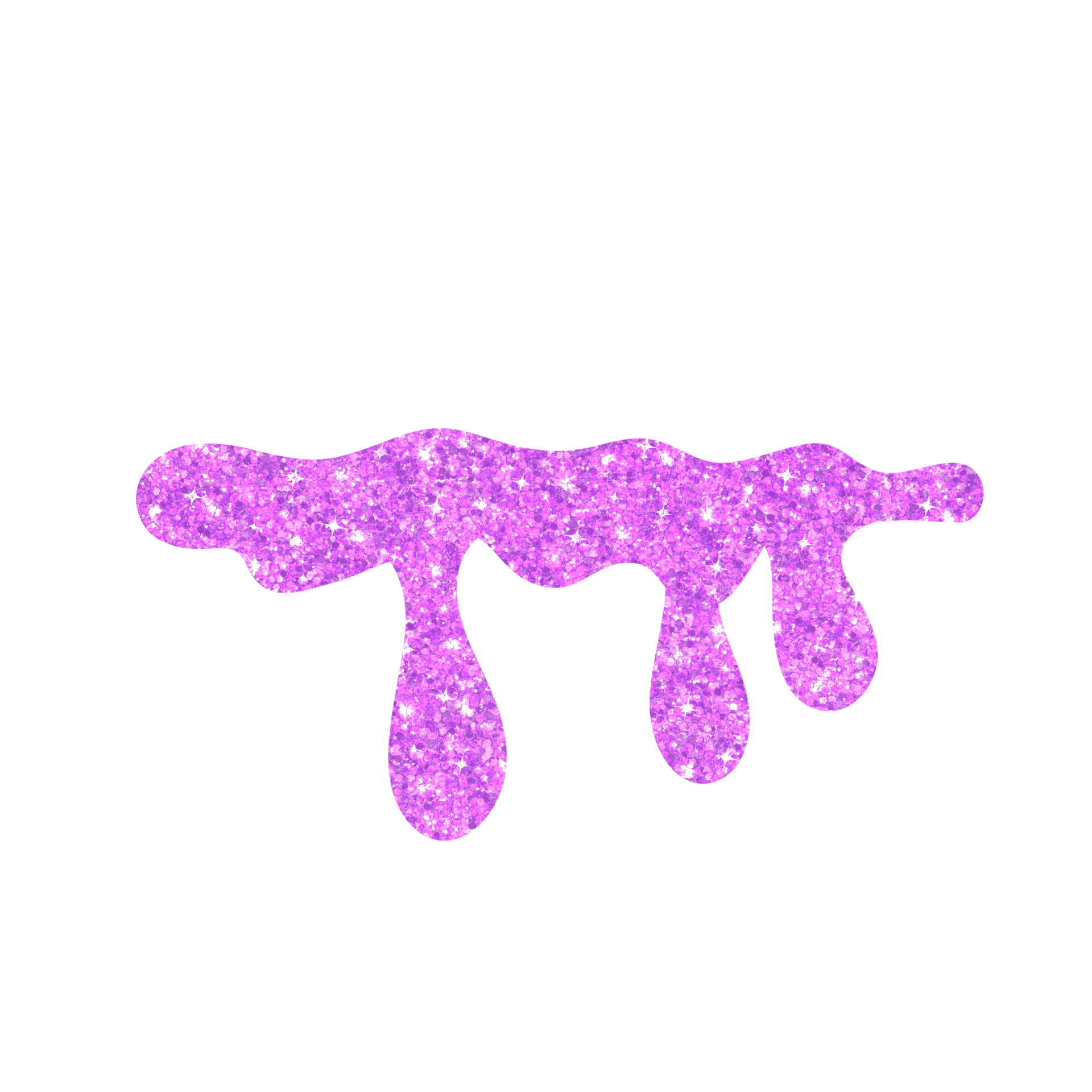 Purple Glitter Dripping 13528658 PNG