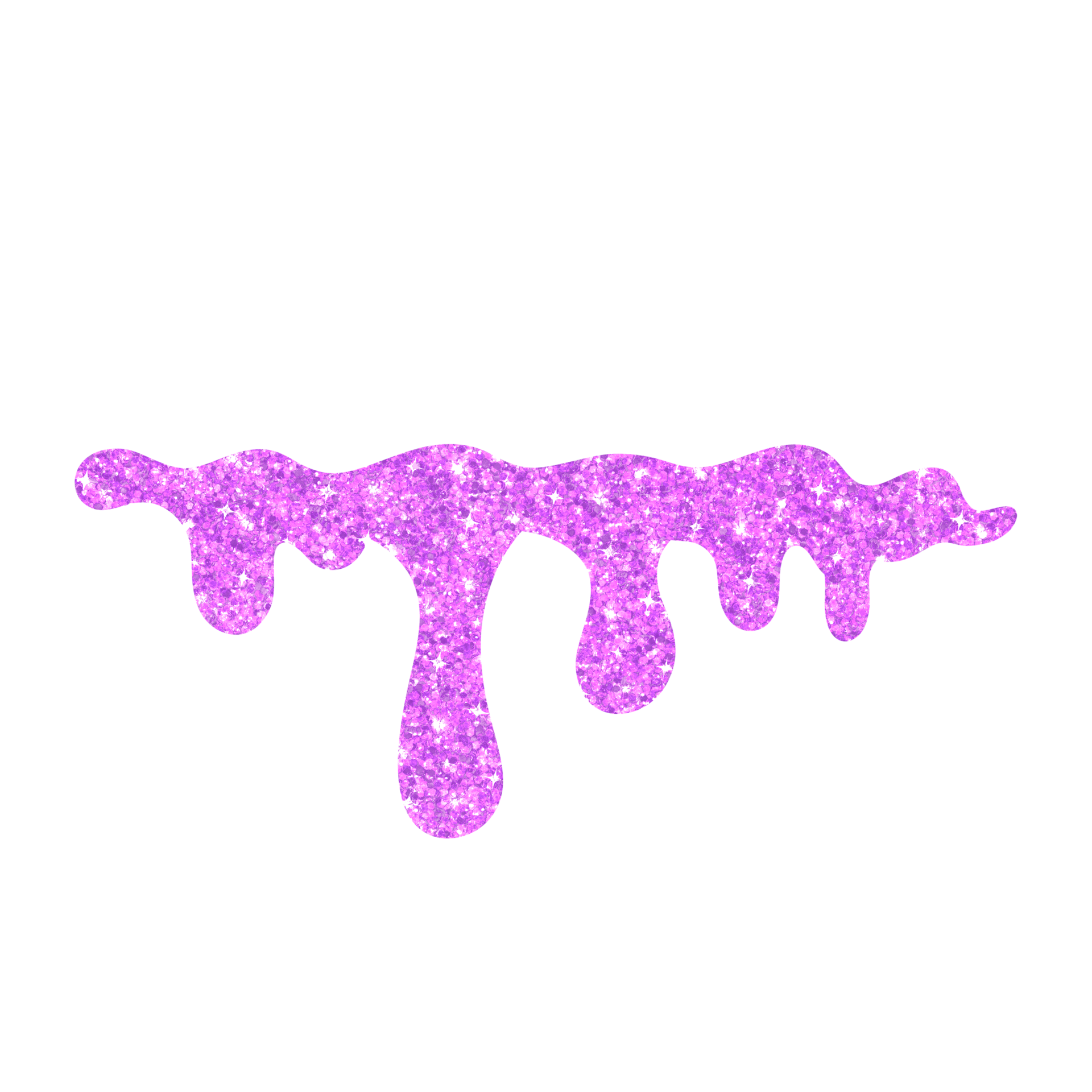 Purple Glitter Dripping 13528664 PNG