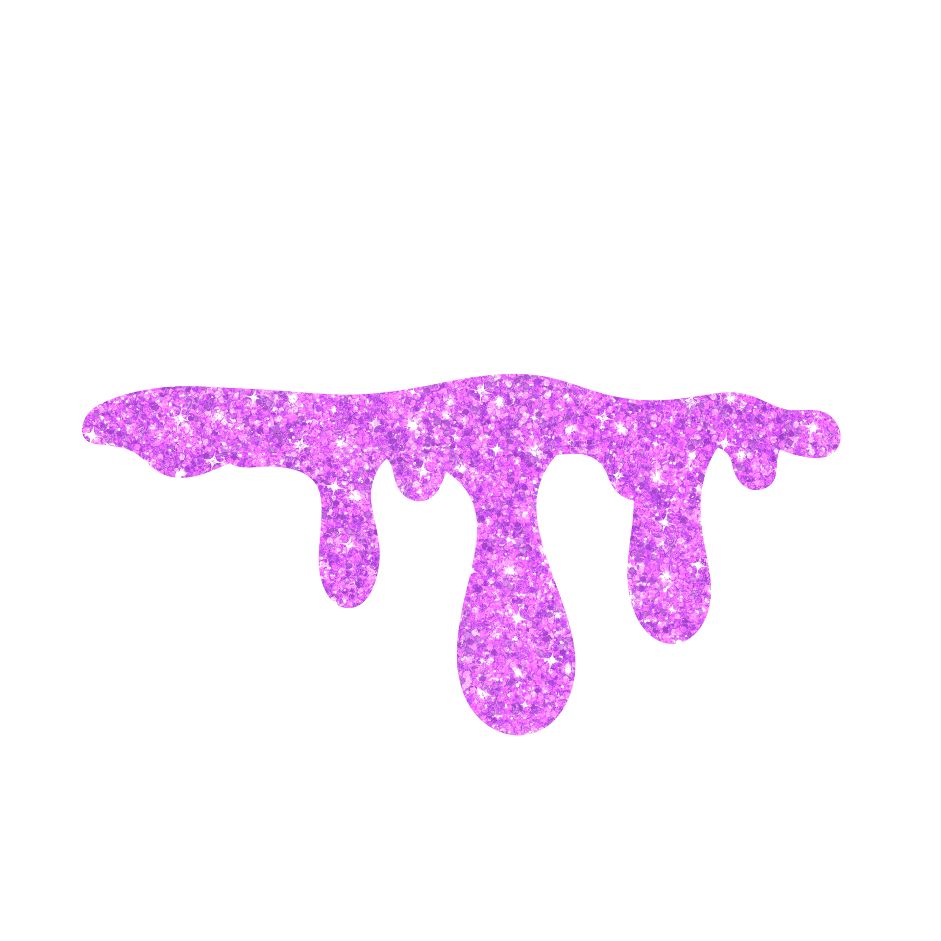 Purple Glitter Dripping 13528666 PNG