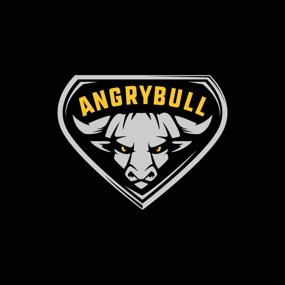 Angry Bull Logo vector