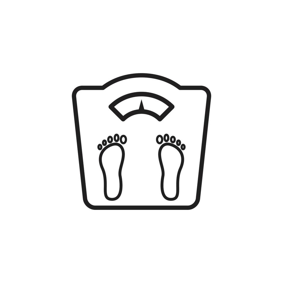 plantilla de diseño de logotipo de vector de icono de escala de piso