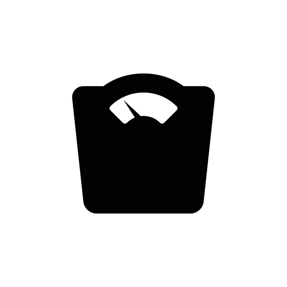 Floor scale icon vector logo design template