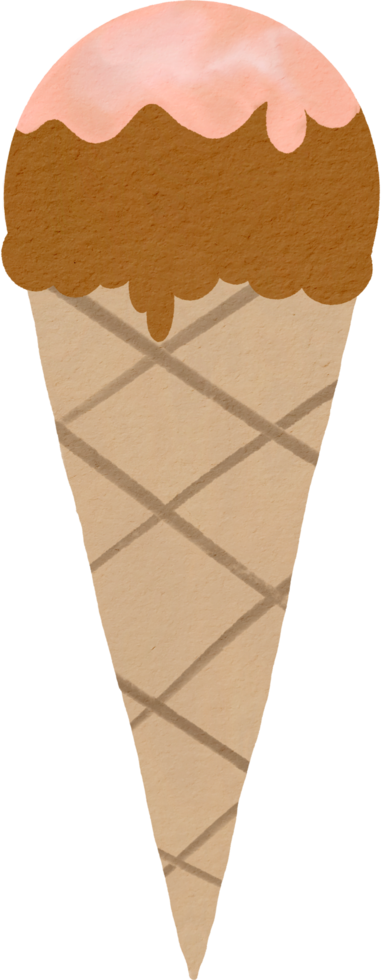 water colour icecream png