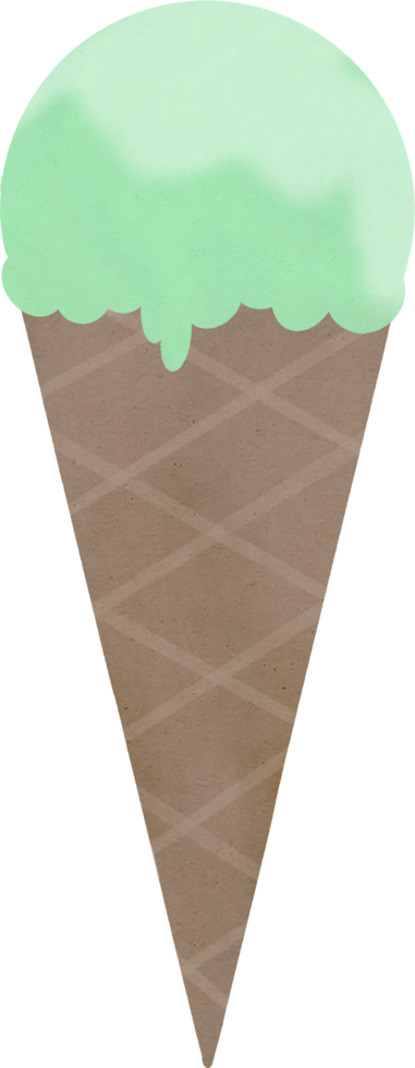 water colour icecream png