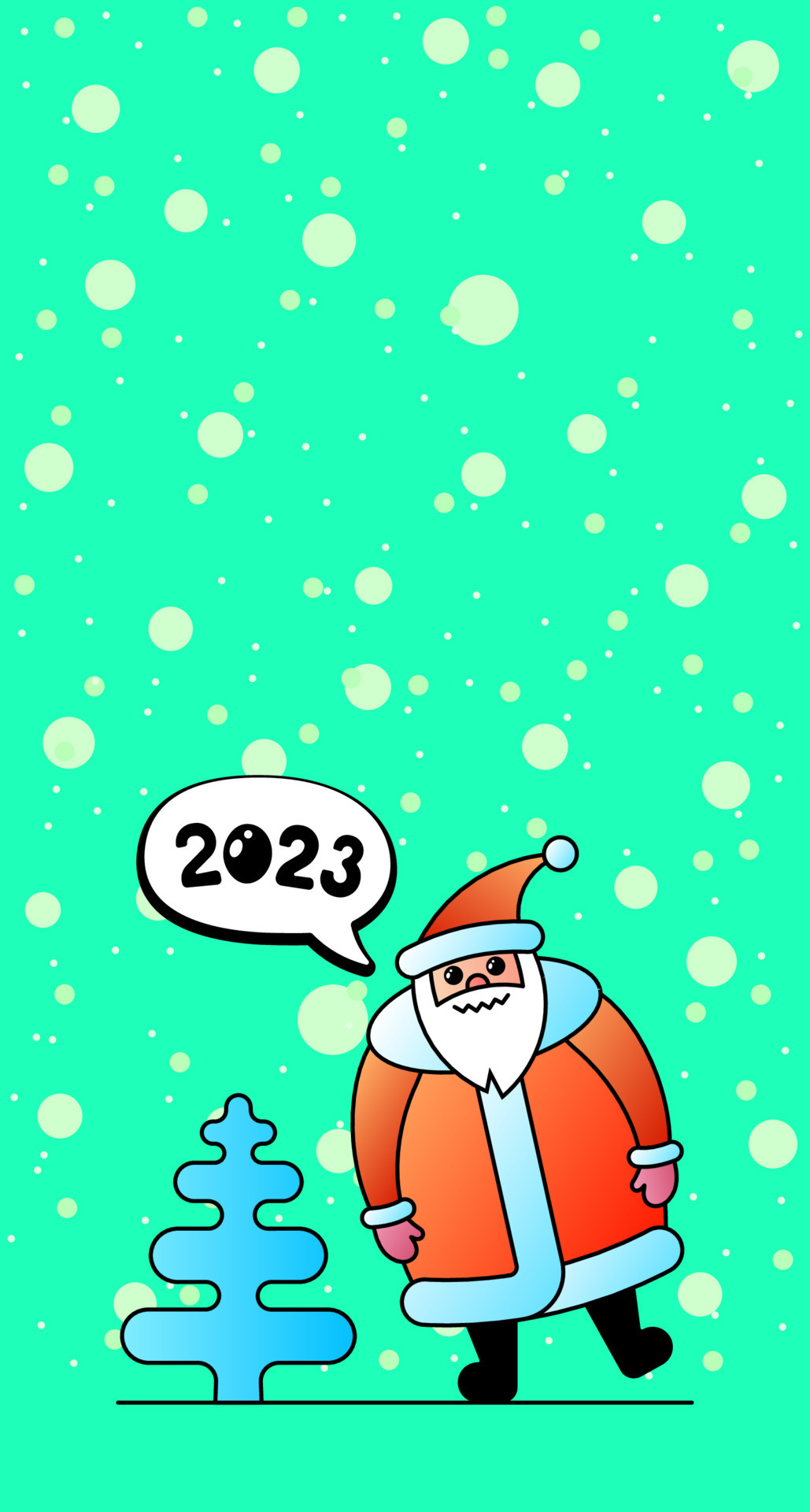 Cute cartoon funny kawaii Santa Claus character for Christmas and Happy New year 2023 celebration. Spruce and winter snow holiday greeting card for blogger story banner. Vector eps illustration 13529113 Vector Art Cute cartoon funny kawaii Santa Claus character for Christmas and Happy New year 2023 celebration. Spruce and winter snow holiday greeting card for blogger story banner. Vector eps illustration 13529113 Vector Art